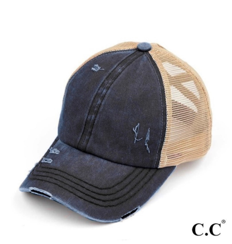 C.C. Ponytail Baseball Cap